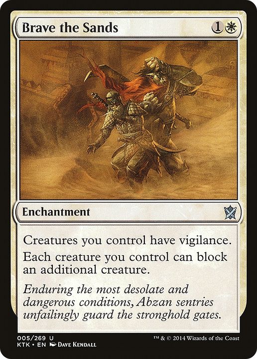 Brave the Sands in the group Magic the Gathering / Sets / Khans of Tarkir at Proxyprinters.com (87592)