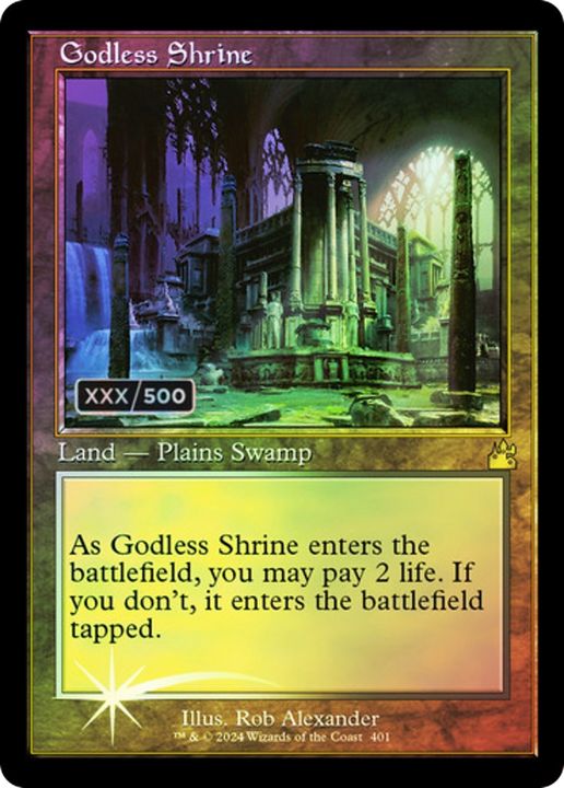 Godless Shrine in the group Magic the Gathering / Sets / Ravnica: City of Guilds Promos at Proxyprinters.com (87599)