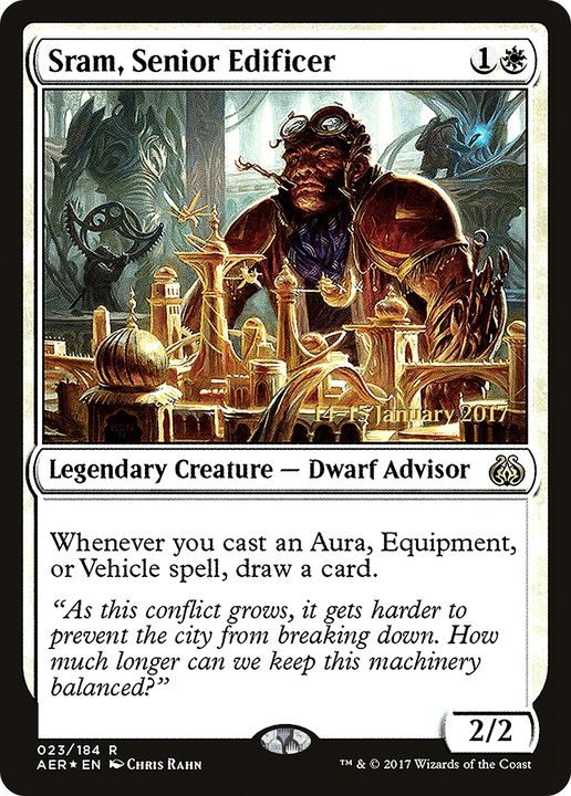 Sram, Senior Edificer in the group Magic the Gathering / Types / Colors / White at Proxyprinters.com (87604)