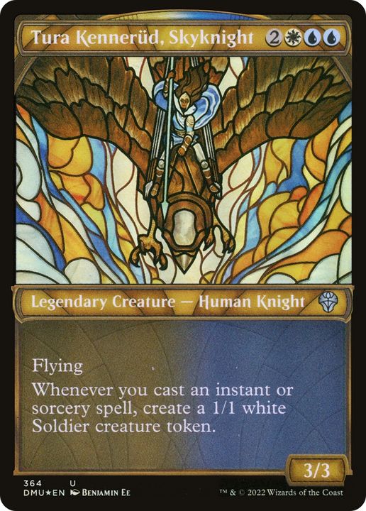 Tura Kennerüd, Skyknight in the group Magic the Gathering / Types / Colors / Multicolors / U, W at Proxyprinters.com (87620)