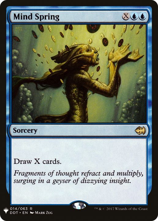 Mind Spring in the group Magic the Gathering / Sets / The List at Proxyprinters.com (87623)