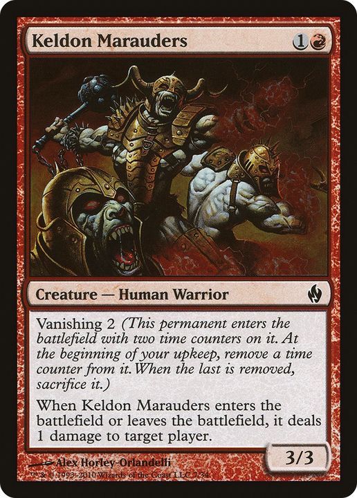 Keldon Marauders in the group Magic the Gathering / Sets / Premium Deck Series: Fire and Lightning at Proxyprinters.com (87634)