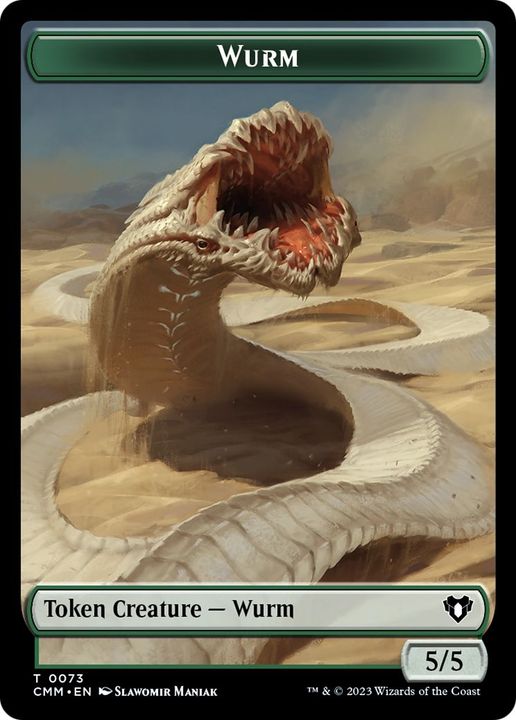 Wurm in the group Magic the Gathering / Sets / Commander Masters Tokens at Proxyprinters.com (8764)