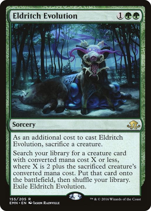 Eldritch Evolution in the group Magic the Gathering / Types / Colors / Green at Proxyprinters.com (87659)