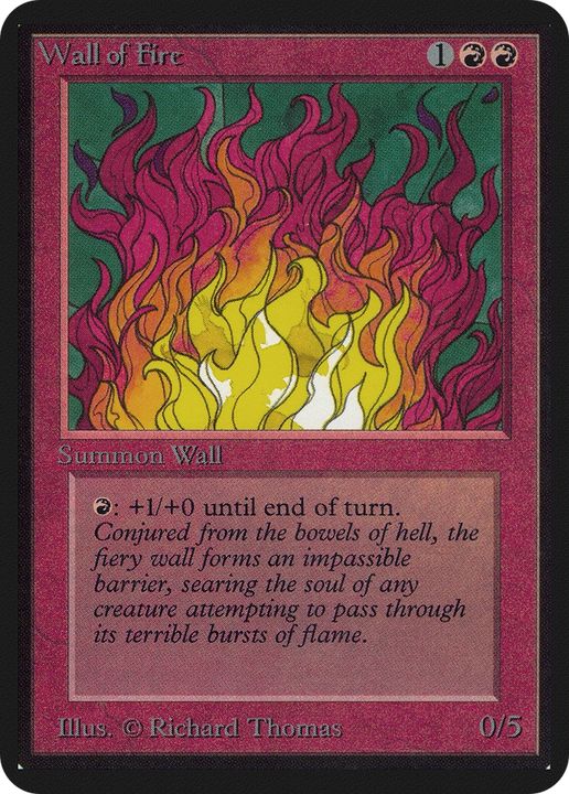 Wall of Fire in the group Singles at Proxyprinters.com (87664)