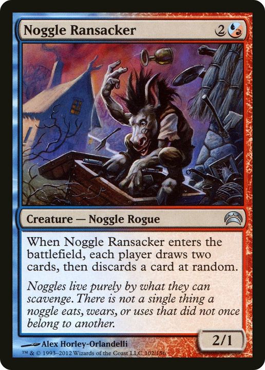 Noggle Ransacker in the group Magic the Gathering / Types / Colors / Multicolors / R, U at Proxyprinters.com (87685)