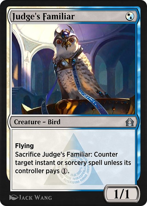 Judge's Familiar in the group Magic the Gathering / Types / Colors / Multicolors / U, W at Proxyprinters.com (87704)