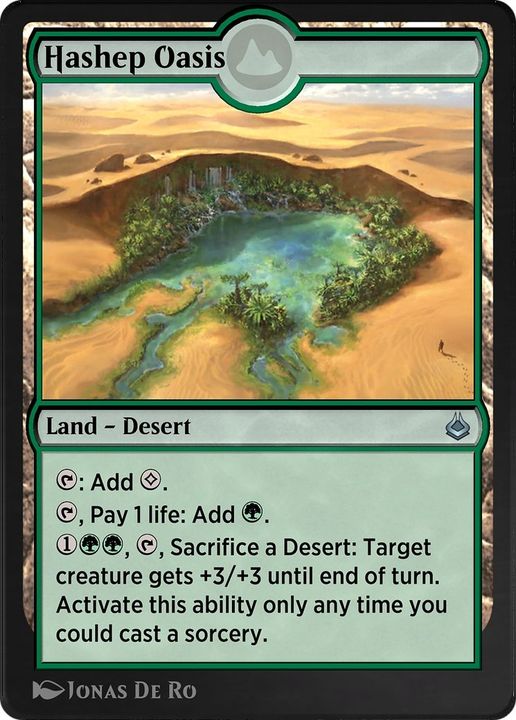 Hashep Oasis in the group Magic the Gathering / Types / Colors / Colorless at Proxyprinters.com (8774)