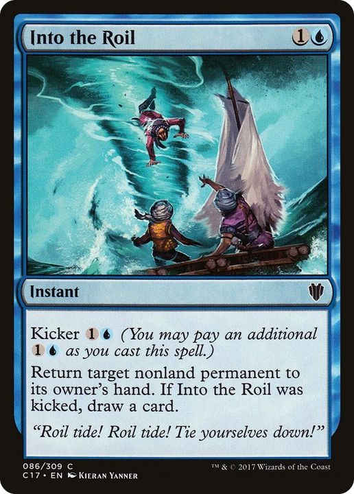 Into the Roil in the group Magic the Gathering / Sets / Commander 2017 at Proxyprinters.com (8775)