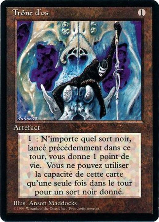 Throne of Bone in the group Magic the Gathering / Sets / Foreign Black Border at Proxyprinters.com (87766)