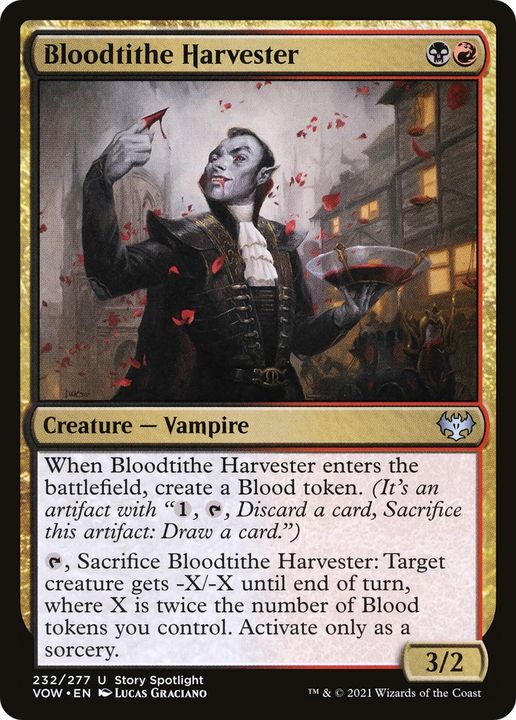 Bloodtithe Harvester in the group Magic the Gathering / Types / Colors / Multicolors / B, R at Proxyprinters.com (87767)