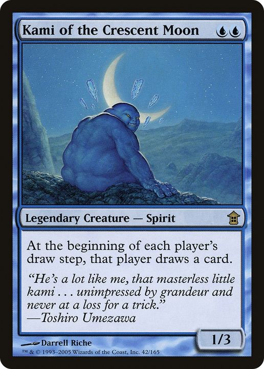 Kami of the Crescent Moon in the group Magic the Gathering / Types / Colors / Blue at Proxyprinters.com (87774)