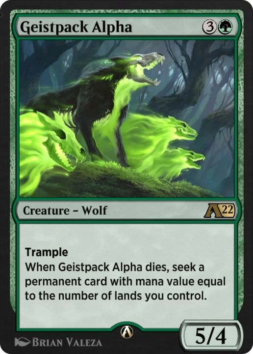 Geistpack Alpha in the group Magic the Gathering / Types / Colors / Green at Proxyprinters.com (87777)