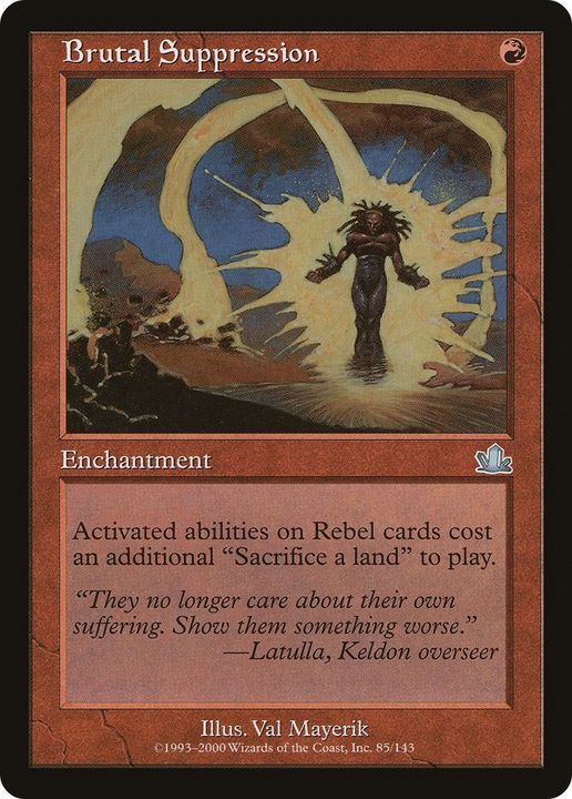 Brutal Suppression in the group Magic the Gathering / Types / Enchantment / Enchantment at Proxyprinters.com (8778)