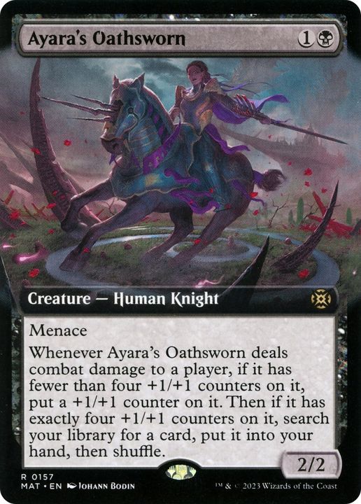 Ayara's Oathsworn in the group Magic the Gathering / Types / Colors / Black at Proxyprinters.com (87784)