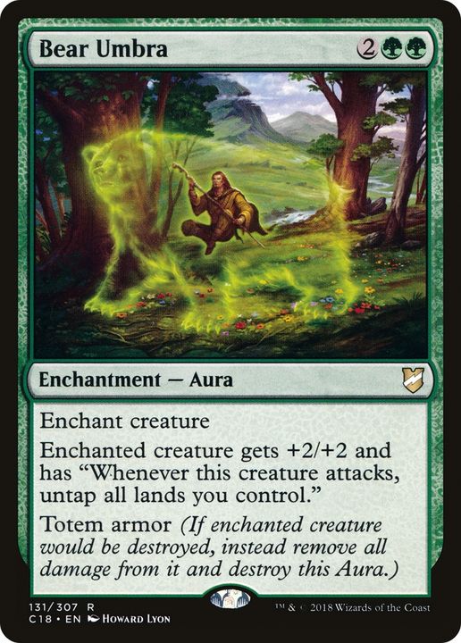 Bear Umbra in the group Magic the Gathering / Types / Colors / Green at Proxyprinters.com (87785)