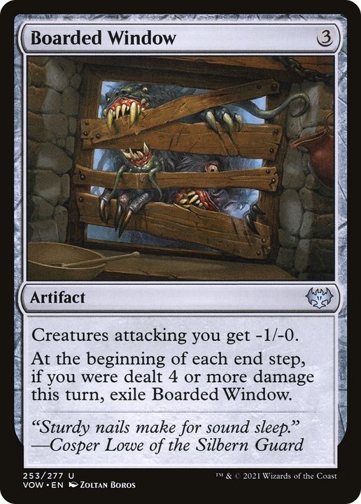 Boarded Window in the group Magic the Gathering / Sets / Innistrad: Crimson Vow at Proxyprinters.com (87795)