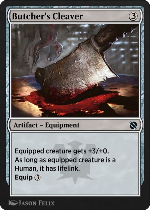 Butcher's Cleaver in the group Magic the Gathering / Types / Artifacts / Artifact at Proxyprinters.com (87813)