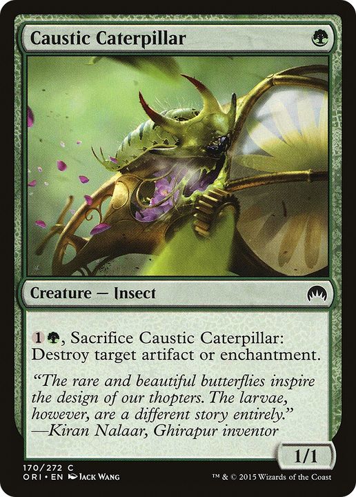 Caustic Caterpillar in the group Magic the Gathering / Types / Colors / Green at Proxyprinters.com (87814)