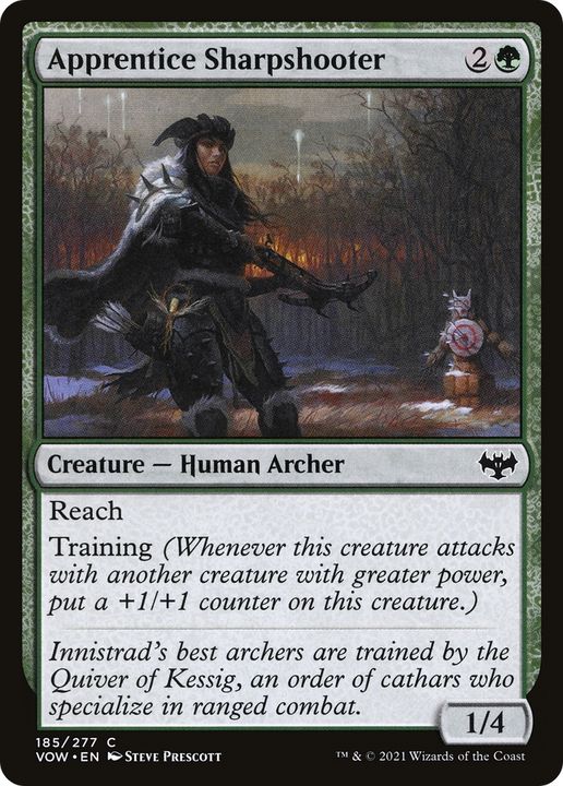 Apprentice Sharpshooter in the group Magic the Gathering / Types / Colors / Green at Proxyprinters.com (87817)