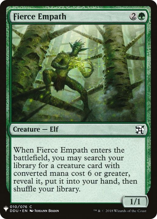 Fierce Empath in the group Magic the Gathering / Sets / The List at Proxyprinters.com (8782)