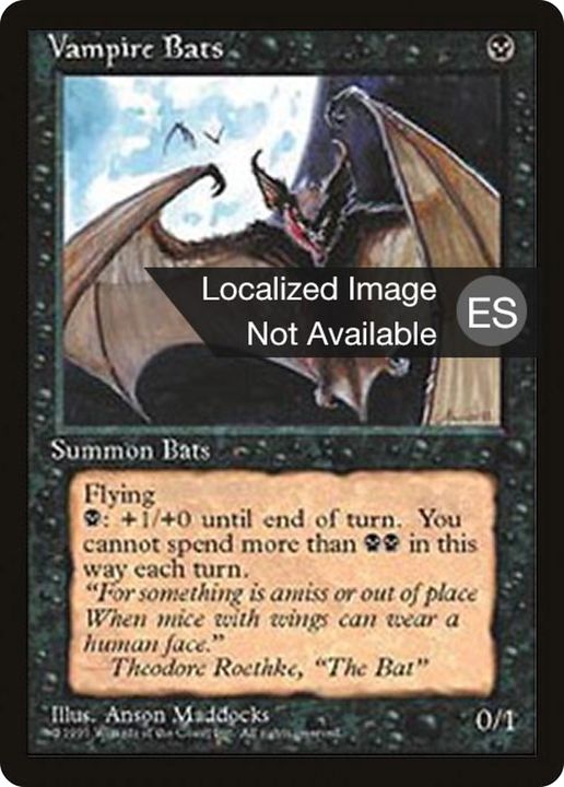 Vampire Bats in the group Magic the Gathering / Sets / Fourth Edition Foreign Black Border at Proxyprinters.com (87833)