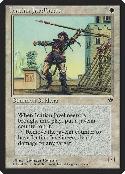 Icatian Javelineers in the group Magic the Gathering / Types / Colors / White at Proxyprinters.com (87834)