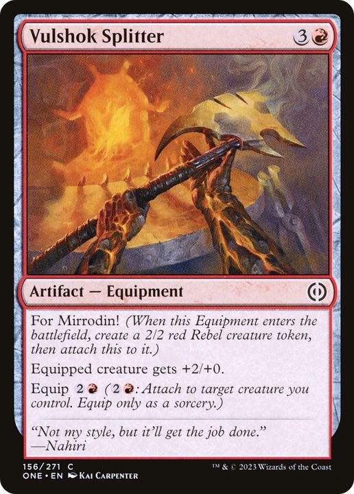 Vulshok Splitter in the group Magic the Gathering / Types / Artifacts / Artifact at Proxyprinters.com (87839)