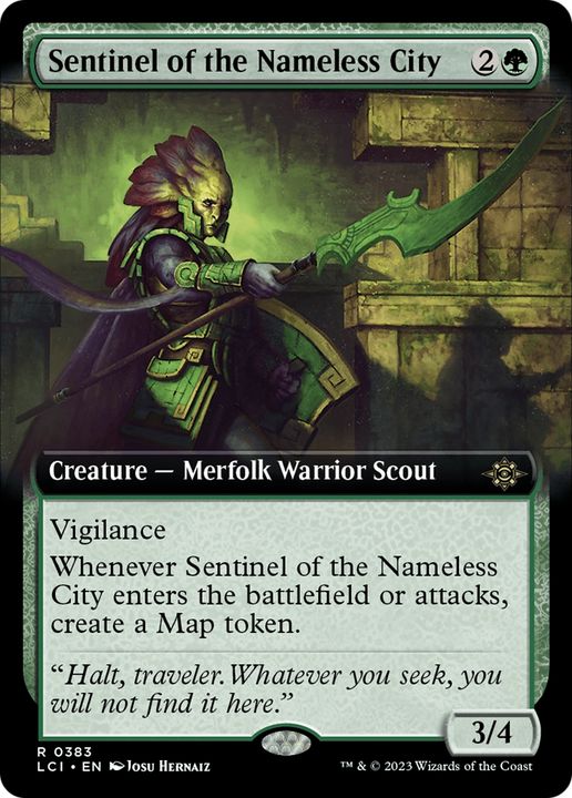 Sentinel of the Nameless City in the group Magic the Gathering / Types / Creatures / Warrior at Proxyprinters.com (87845)