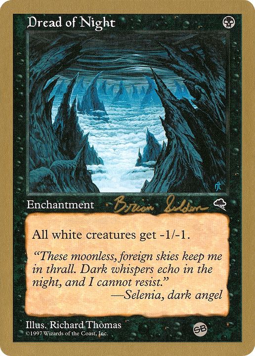 Dread of Night in the group Magic the Gathering / Types / Enchantment / Enchantment at Proxyprinters.com (87846)