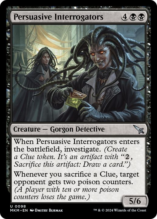 Persuasive Interrogators in the group Magic the Gathering / Types / Colors / Black at Proxyprinters.com (87885)