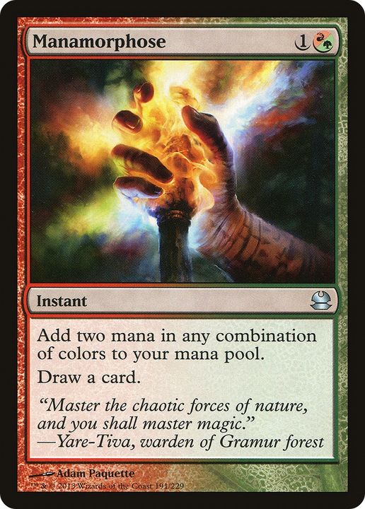 Manamorphose in the group Magic the Gathering / Types / Colors / Multicolors / G, R at Proxyprinters.com (87896)