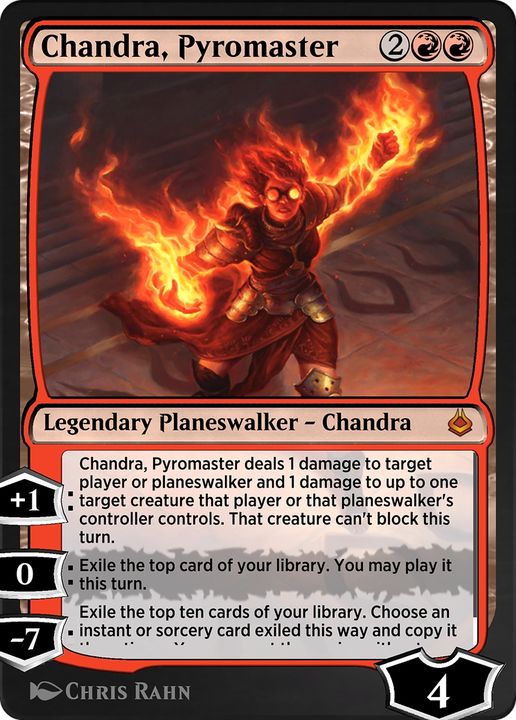 Chandra, Pyromaster in the group Magic the Gathering / Sets / Amonkhet Remastered at Proxyprinters.com (87918)