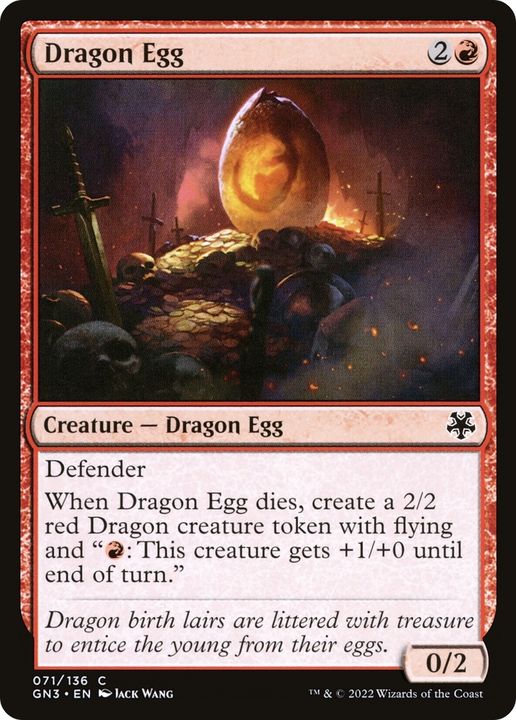 Dragon Egg in the group Magic the Gathering / Types / Colors / Red at Proxyprinters.com (87921)