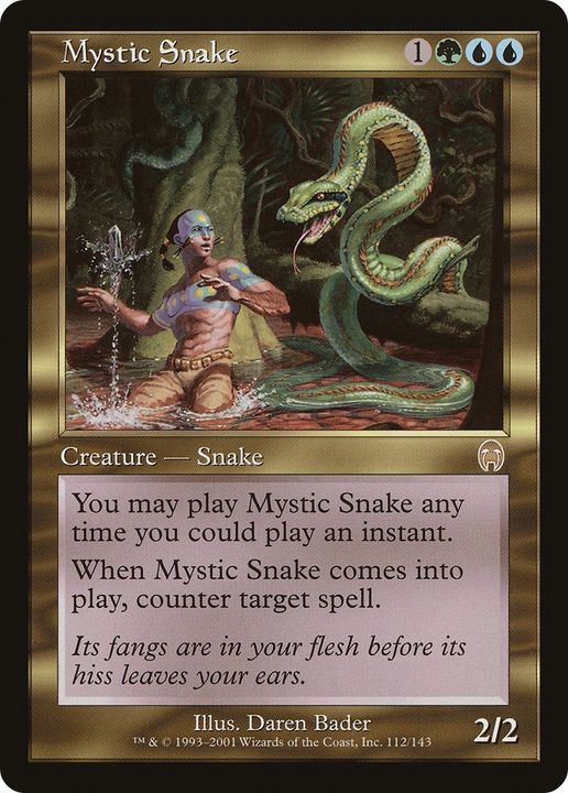 Mystic Snake in the group Magic the Gathering / Sets / Apocalypse at Proxyprinters.com (87937)