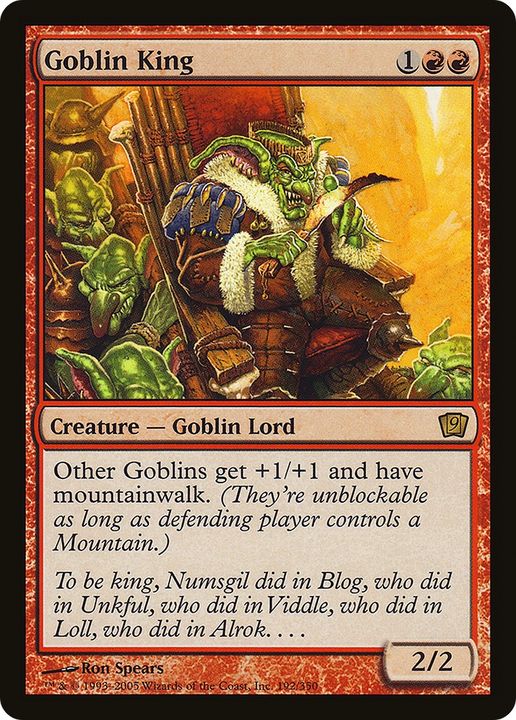 Goblin King in the group Magic the Gathering / Sets / Ninth Edition at Proxyprinters.com (87941)