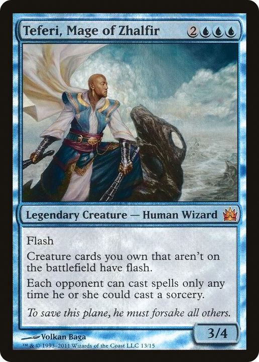 Teferi, Mage of Zhalfir in the group Magic the Gathering / Types / Creatures / Wizard at Proxyprinters.com (87969)