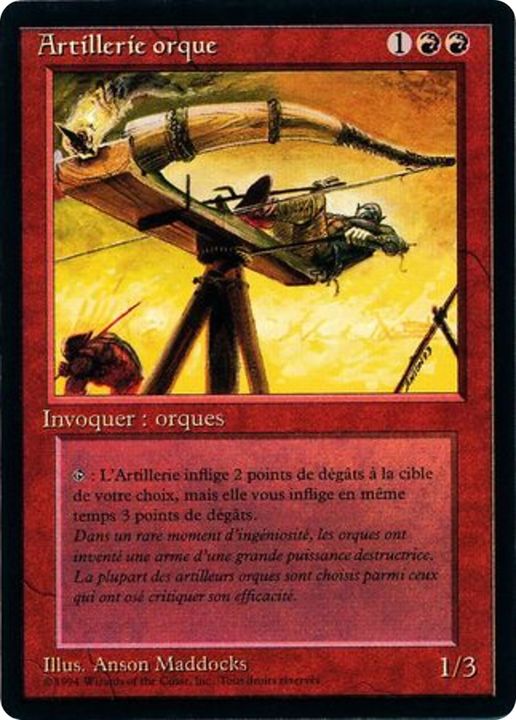 Orcish Artillery in the group Magic the Gathering / Types / Creatures / Warrior at Proxyprinters.com (88011)