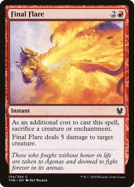 Final Flare in the group Magic the Gathering / Types / Colors / Red at Proxyprinters.com (88020)