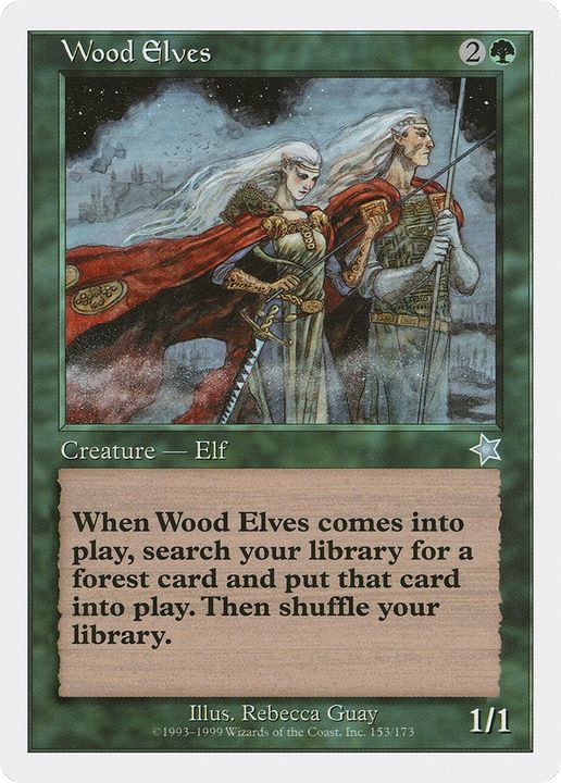 Wood Elves in the group Magic the Gathering / Sets / Starter 1999 at Proxyprinters.com (88021)