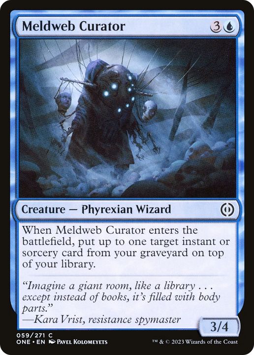 Meldweb Curator in the group Magic the Gathering / Sets / Phyrexia: All Will Be One at Proxyprinters.com (88033)