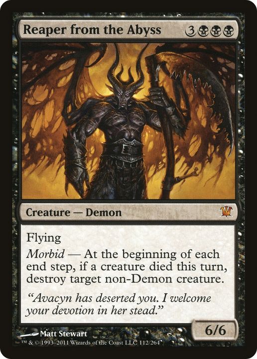 Reaper from the Abyss in the group Magic the Gathering / Types / Colors / Black at Proxyprinters.com (88036)