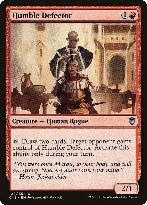 Humble Defector in the group Magic the Gathering / Types / Colors / Red at Proxyprinters.com (88056)