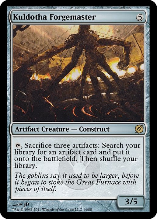 Kuldotha Forgemaster in the group Magic the Gathering / Sets / Duel Decks: Mirrodin Pure vs. New Phyrexia at Proxyprinters.com (88064)