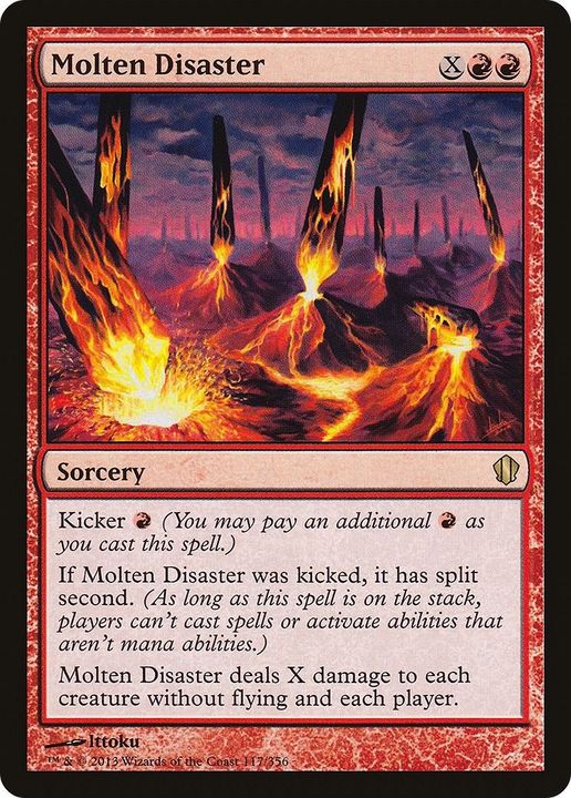 Molten Disaster in the group Magic the Gathering / Types / Colors / Red at Proxyprinters.com (8809)