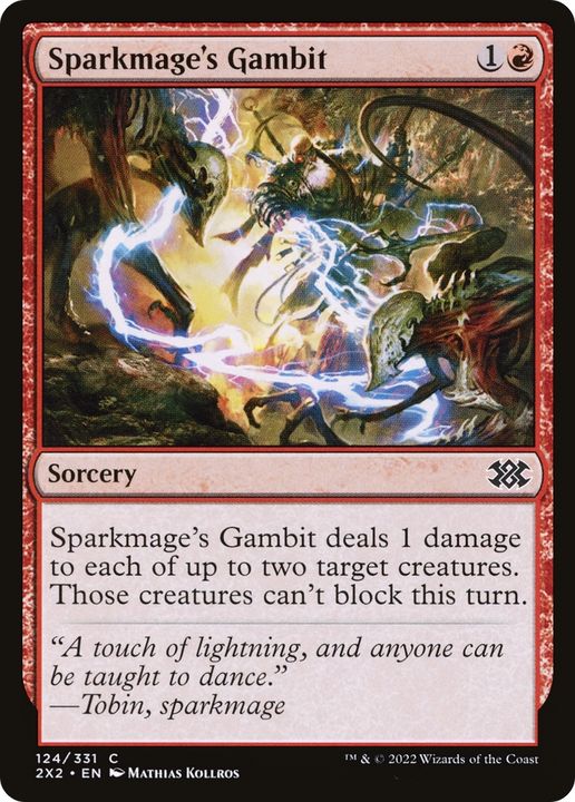 Sparkmage's Gambit in the group Magic the Gathering / Types / Colors / Red at Proxyprinters.com (88109)