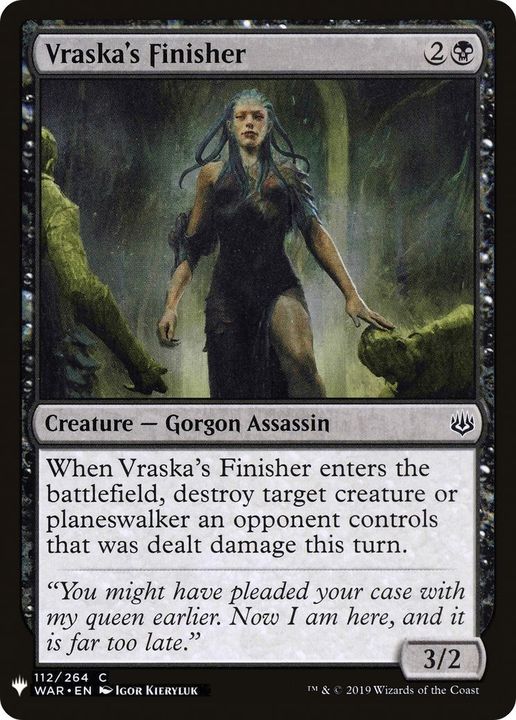 Vraska's Finisher in the group Magic the Gathering / Types / Colors / Black at Proxyprinters.com (8811)