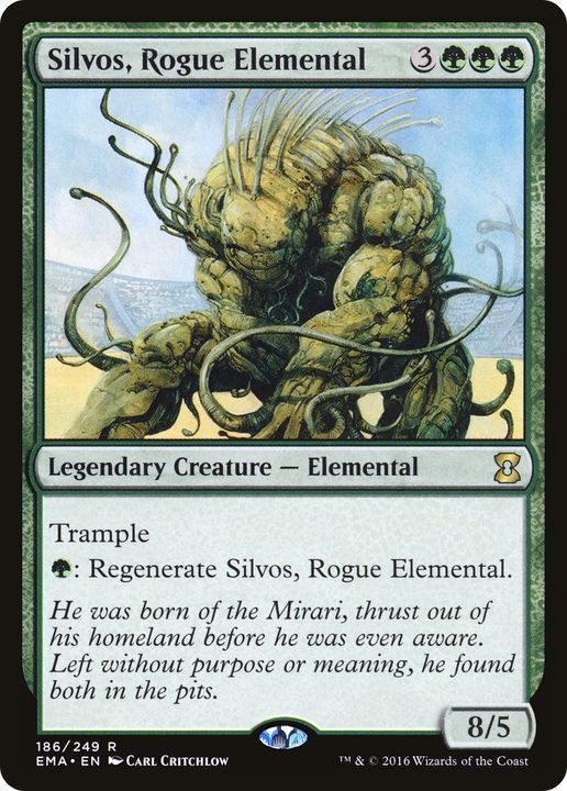 Silvos, Rogue Elemental in the group Magic the Gathering / Types / Colors / Green at Proxyprinters.com (88131)