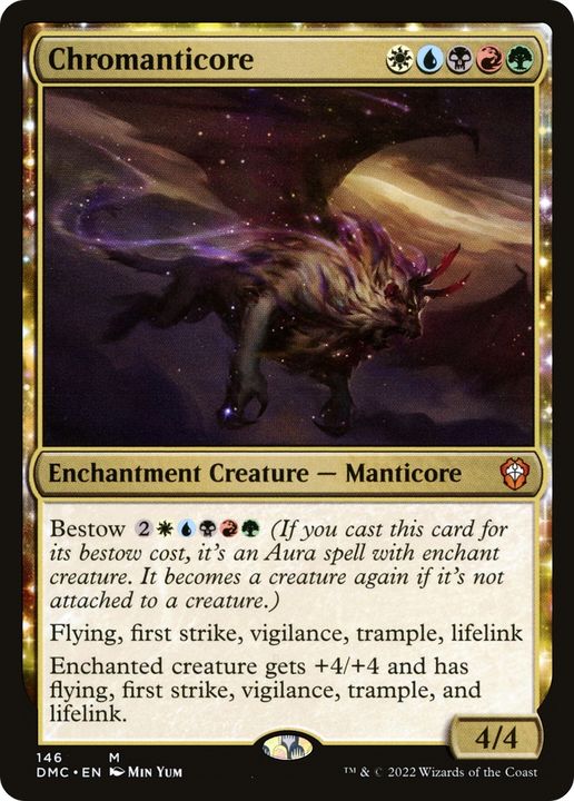 Chromanticore in the group Magic the Gathering / Types / Colors / Multicolors / B, G, R, U, W at Proxyprinters.com (88132)