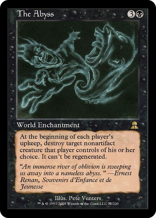 The Abyss in the group Magic the Gathering / Types / Colors / Black at Proxyprinters.com (88139)